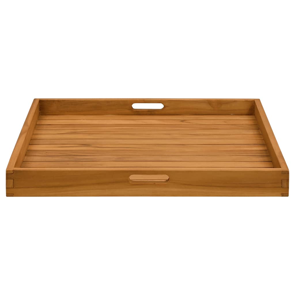 Δίσκος Σερβιρίσματος 70 x 70 εκ. από Μασίφ Ξύλο Teak