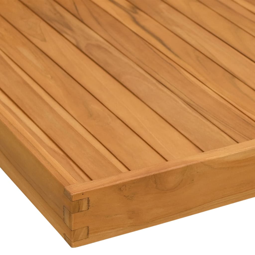 Δίσκος Σερβιρίσματος 70 x 70 εκ. από Μασίφ Ξύλο Teak