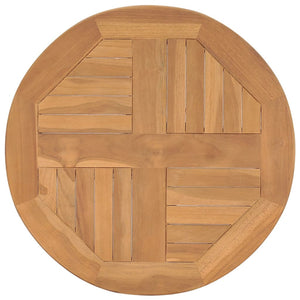Τραπέζι Bistro Ø 60 x 75,5 εκ. από Μασίφ Ξύλο Teak