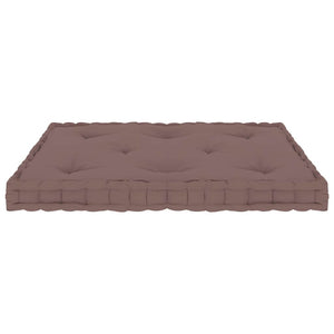 Μαξιλάρα Δαπέδου / Παλέτας Taupe 73 x 40 x 7 εκ. Βαμβακερή