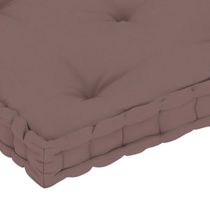 Μαξιλάρα Δαπέδου / Παλέτας Taupe 73 x 40 x 7 εκ. Βαμβακερή