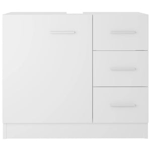 Ντουλάπι Νιπτήρα Λευκό 63x30x54 εκ. Επεξ. Ξύλο