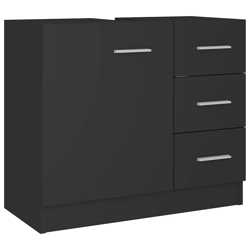 Ντουλάπι Νιπτήρα Γκρι 63x30x54 εκ. Μοριοσανίδα