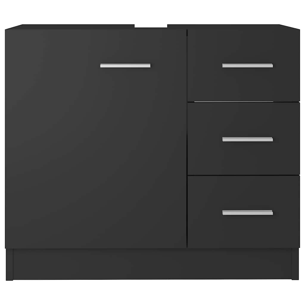 Ντουλάπι Νιπτήρα Γκρι 63x30x54 εκ. Μοριοσανίδα