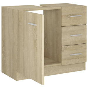 Ντουλάπι Νιπτήρα Sonoma Δρυς 63x30x54 εκ. Επεξεργασμένο Ξύλο