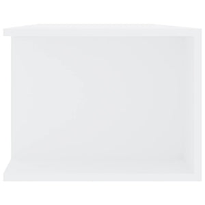 Έπιπλο Τηλεόρασης με LED Λευκό 135x39x30 εκ. - Pakobazaar