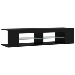 Έπιπλο Τηλεόρασης με LED Μαύρο 135x39x30 εκ. - Pakobazaar