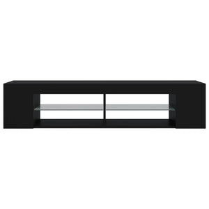 Έπιπλο Τηλεόρασης με LED Μαύρο 135x39x30 εκ. - Pakobazaar