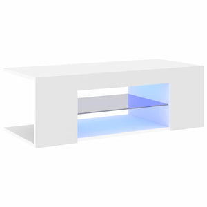 Έπιπλο Τηλεόρασης με LED Λευκό 90x39x30 εκ. - Pakobazaar