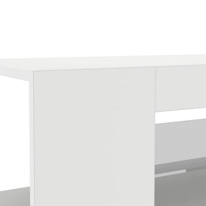 Έπιπλο Τηλεόρασης με LED Λευκό 90x39x30 εκ. - Pakobazaar