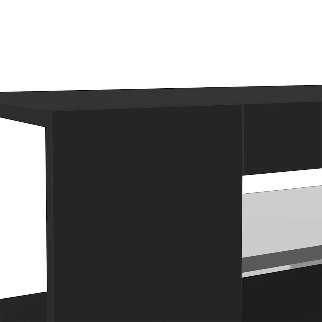 Έπιπλο Τηλεόρασης με LED Μαύρο 90x39x30 εκ. - Pakobazaar