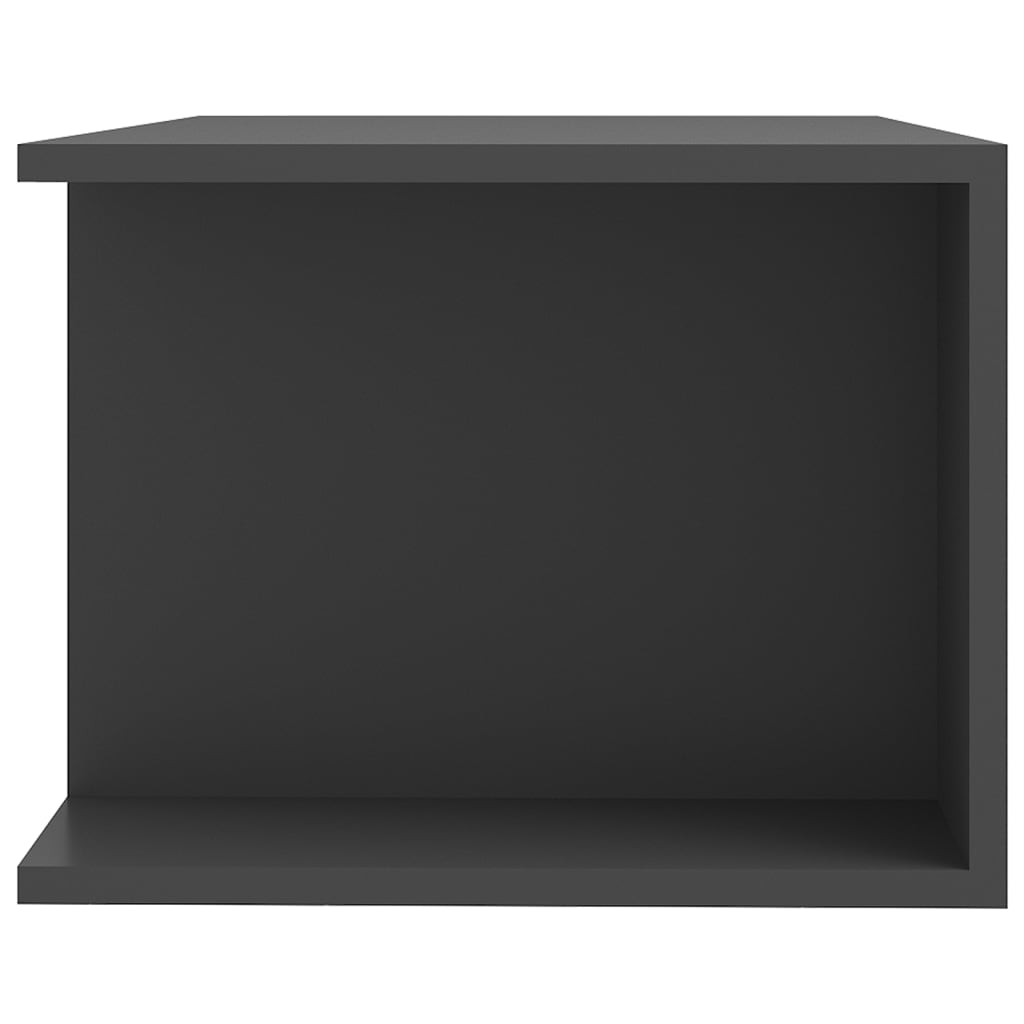 Έπιπλο Τηλεόρασης με LED Γκρι 90x39x30 εκ.