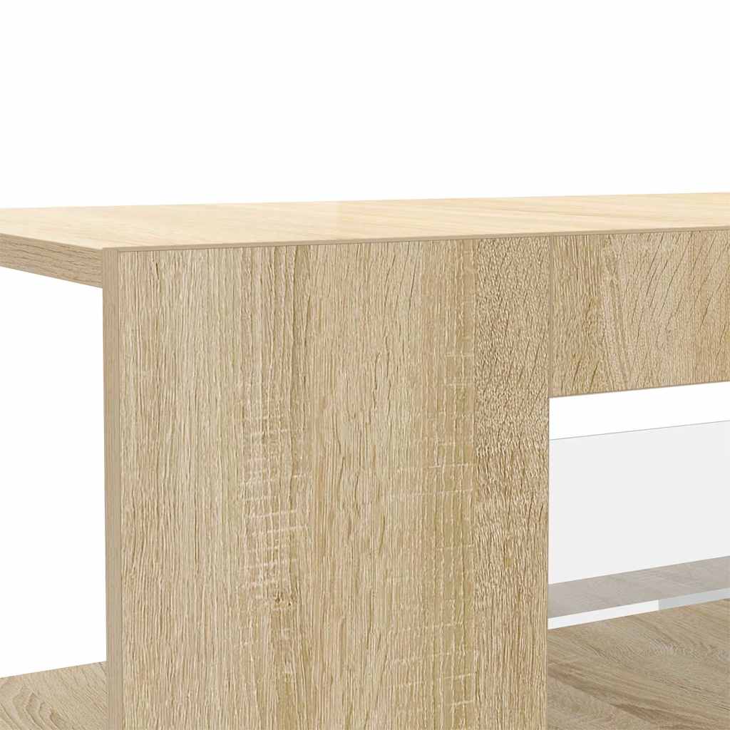 Έπιπλο Τηλεόρασης με LED Sonoma Δρυς 90x39x30 εκ. - Pakobazaar