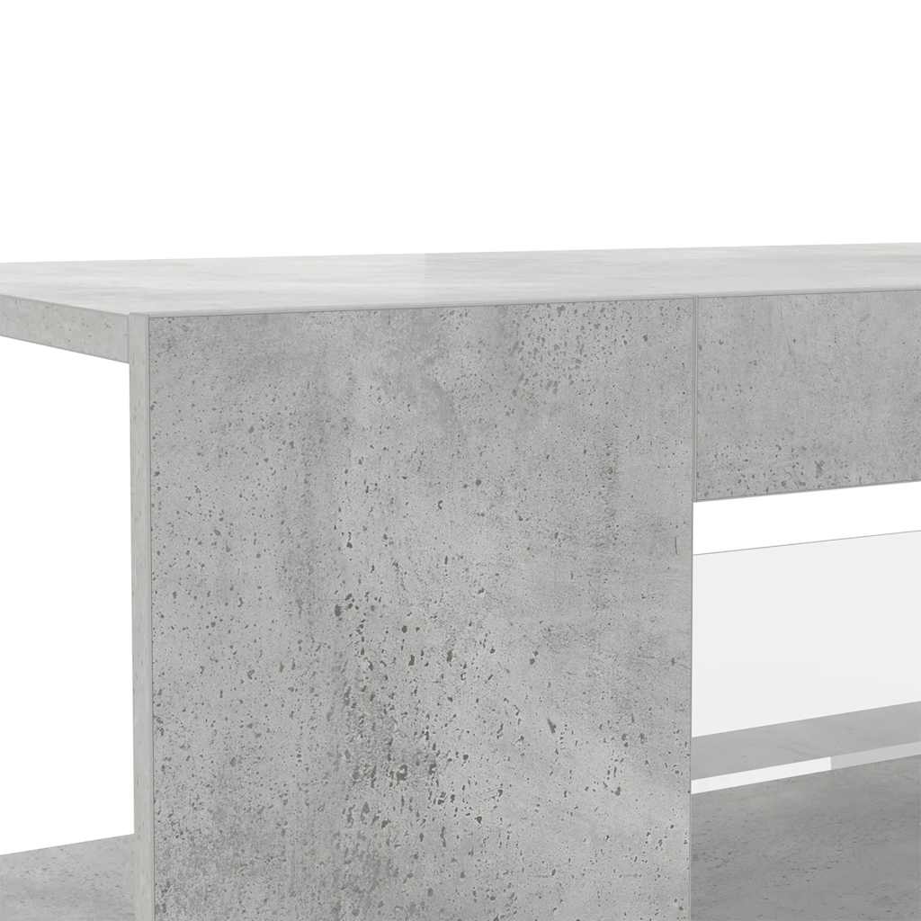 Έπιπλο Τηλεόρασης με LED Γκρι Σκυροδέματος 90x39x30 εκ. - Pakobazaar