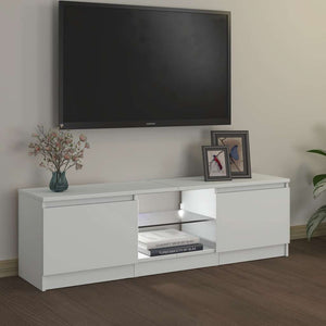 Έπιπλο Τηλεόρασης με LED Λευκό 120 x 30 x 36 εκ. - Pakobazaar