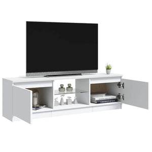 Έπιπλο Τηλεόρασης με LED Λευκό 120 x 30 x 36 εκ. - Pakobazaar