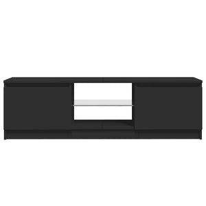 Έπιπλο Τηλεόρασης με LED Μαύρο 120 x 30 x 36 εκ. - Pakobazaar