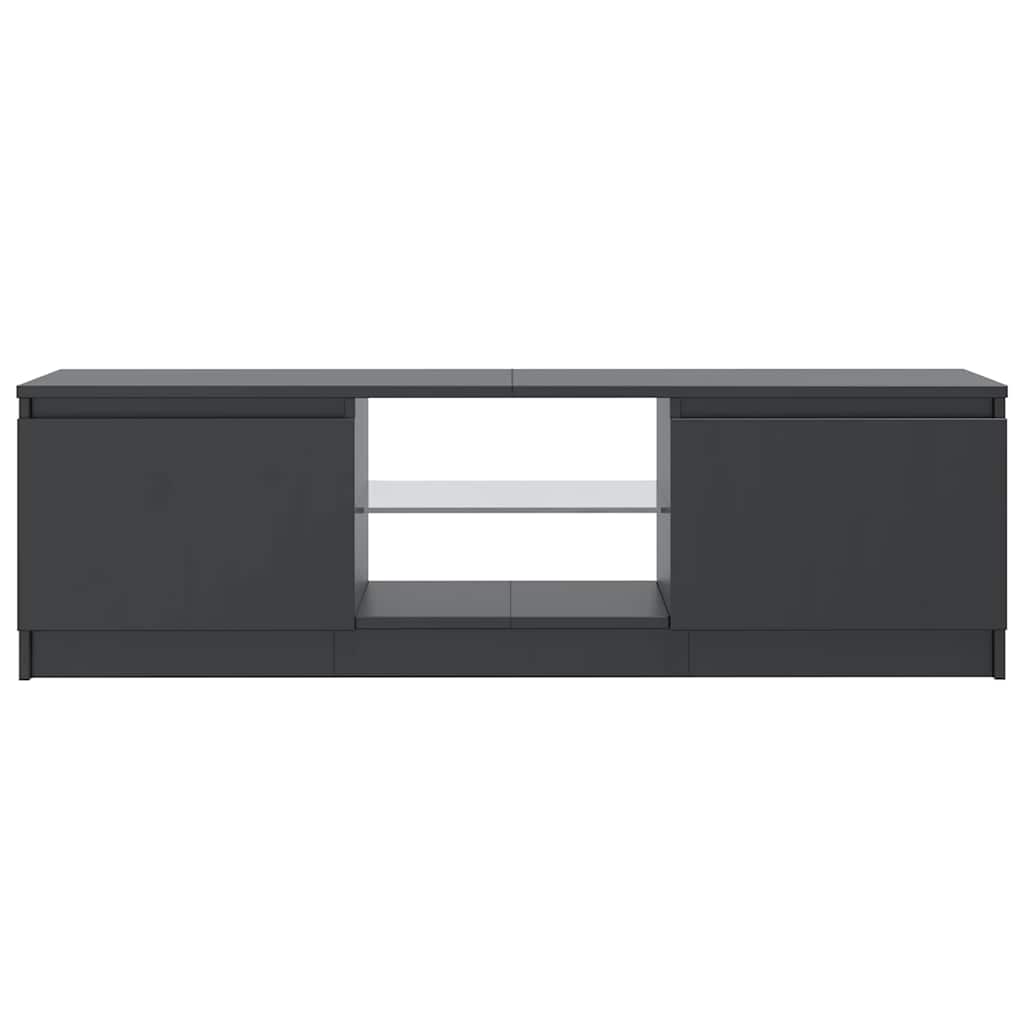 Έπιπλο Τηλεόρασης με LED Γκρι 120 x 30 x 36 εκ.