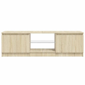 Έπιπλο Τηλεόρασης με LED Sonoma Δρυς 120 x 30 x 36 εκ. - Pakobazaar