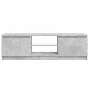 Έπιπλο Τηλεόρασης με LED Γκρι Σκυρδέματος 120 x 30 x 36 εκ. - Pakobazaar