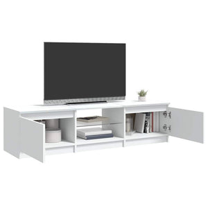 Έπιπλο Τηλεόρασης με LED Λευκό 140x40x36 εκ. - Pakobazaar