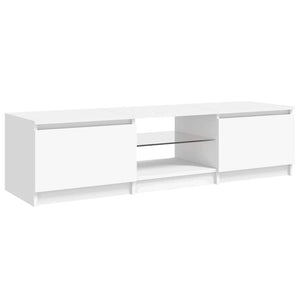 Έπιπλο Τηλεόρασης με LED Λευκό 140x40x36 εκ. - Pakobazaar