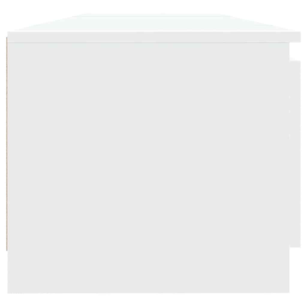 Έπιπλο Τηλεόρασης με LED Λευκό 140x40x36 εκ. - Pakobazaar