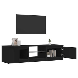 Έπιπλο Τηλεόρασης με LED Μαύρο 140x40x36 εκ. - Pakobazaar