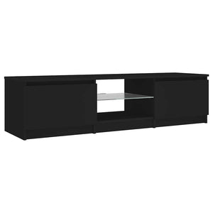 Έπιπλο Τηλεόρασης με LED Μαύρο 140x40x36 εκ. - Pakobazaar
