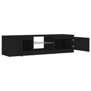 Έπιπλο Τηλεόρασης με LED Μαύρο 140x40x36 εκ. - Pakobazaar