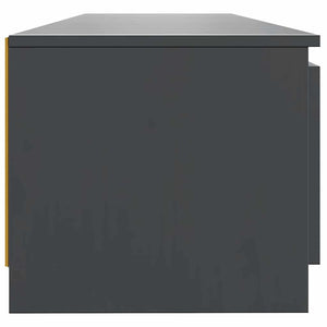 Έπιπλο Τηλεόρασης με LED Γκρι 140x40x36 εκ.