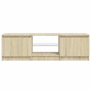 Έπιπλο Τηλεόρασης με LED Sonoma Δρυς 140x40x36 εκ. - Pakobazaar