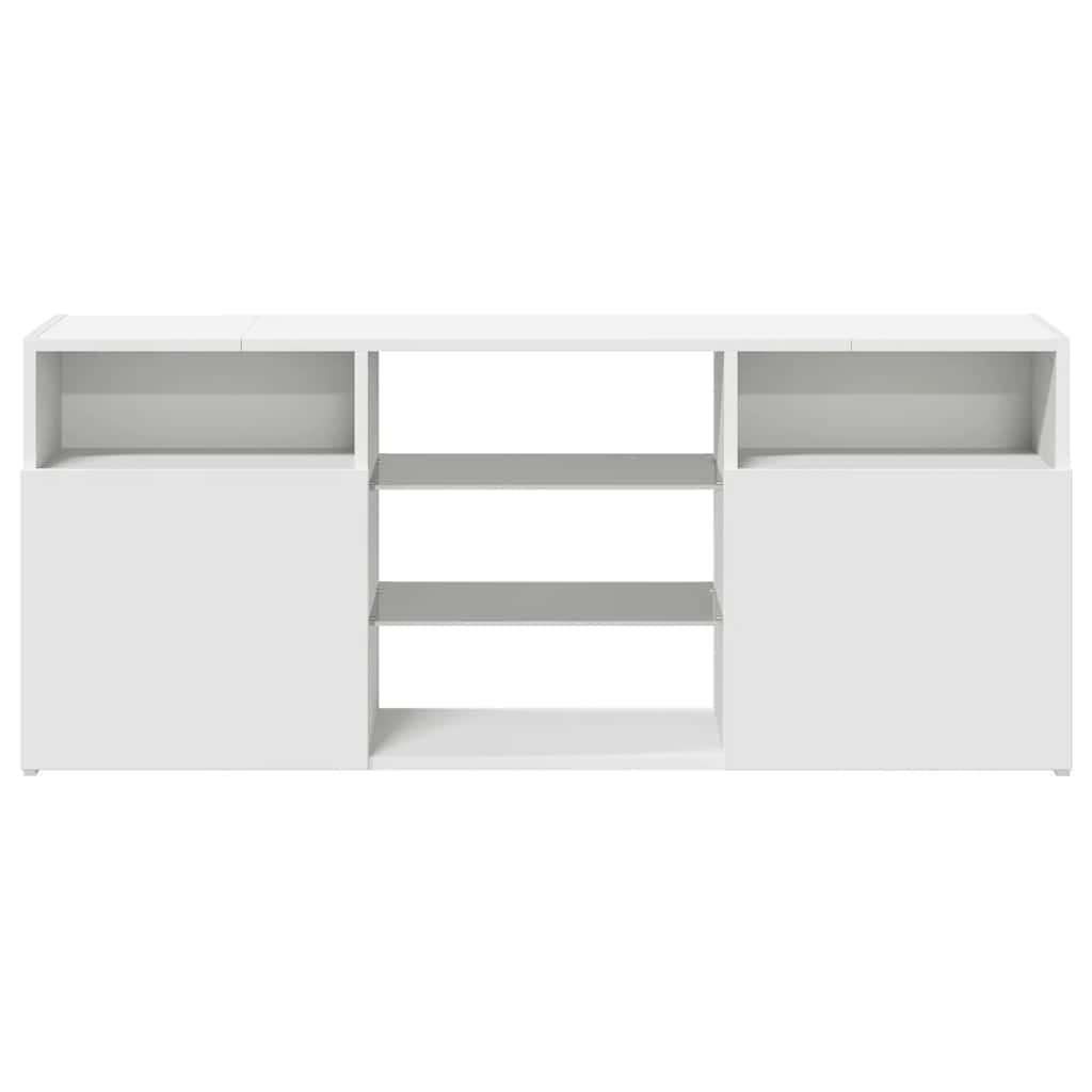 Έπιπλο Τηλεόρασης με LED Λευκό 120x30x50 εκ. - Pakobazaar