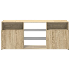 Έπιπλο Τηλεόρασης με LED Sonoma Δρυς 120x30x50 εκ. - Pakobazaar