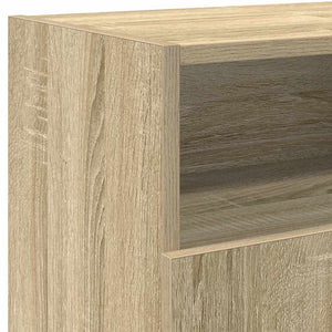 Έπιπλο Τηλεόρασης με LED Sonoma Δρυς 120x30x50 εκ. - Pakobazaar