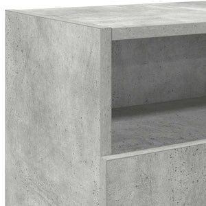 Έπιπλο Τηλεόρασης με LED Γκρι Σκυροδέματος 120x30x50 εκ. - Pakobazaar