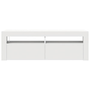 Έπιπλο Τηλεόρασης με LED Καφέ Λευκό 120x30x50 εκ. - Pakobazaar