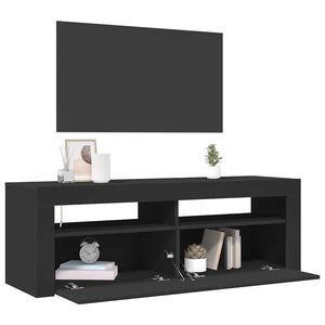 Έπιπλο Τηλεόρασης με LED Μαύρο 120x35x40 εκ. - Pakobazaar