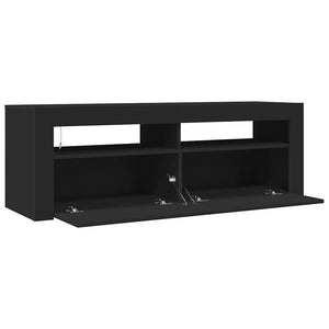 Έπιπλο Τηλεόρασης με LED Μαύρο 120x35x40 εκ. - Pakobazaar