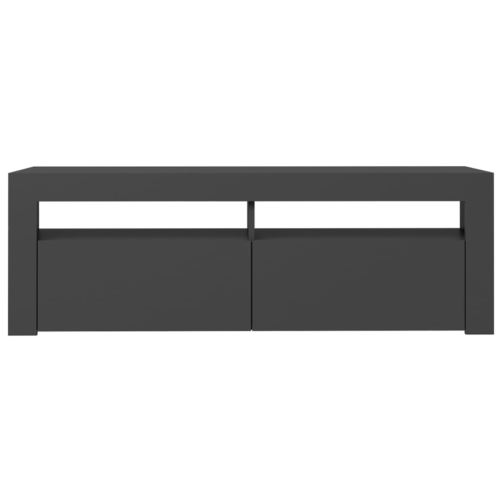 Έπιπλο Τηλεόρασης με LED Γκρι 120 x 35 x 40 εκ.