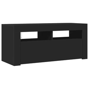 Έπιπλο Τηλεόρασης με LED Μαύρο 90 x 35 x 40 εκ. - Pakobazaar