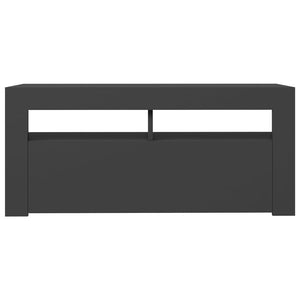 Έπιπλο Τηλεόρασης με LED Γκρι 90 x 35 x 40 εκ.