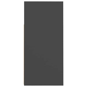 Ντουλάπι με LED Γκρι 80 x 35 x 75 εκ.