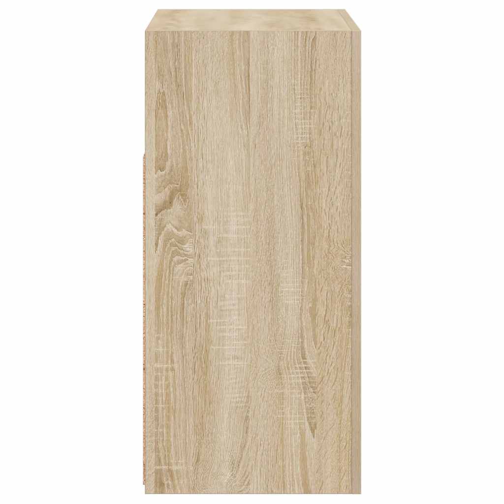 Ντουλάπι με LED Sonoma Δρυς 80 x 35 x 75 εκ. - Pakobazaar