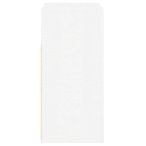 Ντουλάπι με LED Γυαλιστερό Λευκό 80 x 35 x 75 εκ.