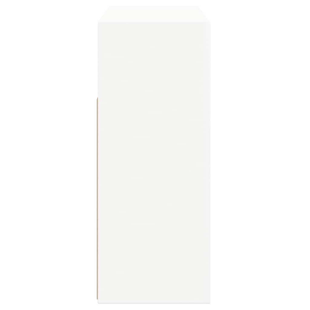 Μπουφές με LED Λευκός 115,5x30x75 εκ. - Pakobazaar