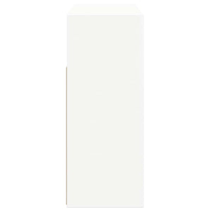 Μπουφές με LED Λευκός 115,5x30x75 εκ. - Pakobazaar