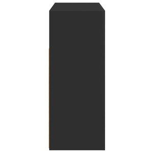 Μπουφές με LED Μαύρος 115,5x30x75 εκ. - Pakobazaar