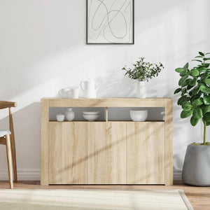 Μπουφές με LED Sonoma Δρυς 115,5 x 30 x 75 εκ. - Pakobazaar