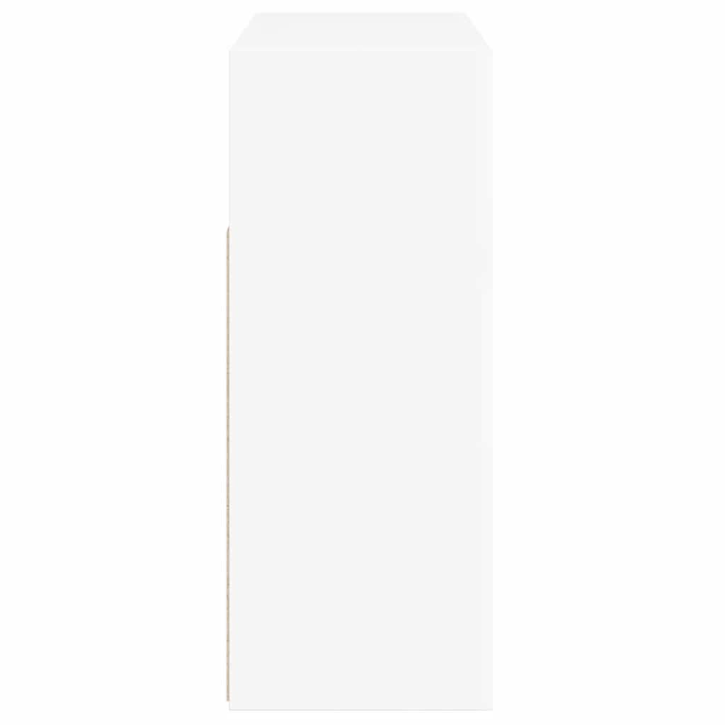 Μπουφές με LED Γυαλιστερό Λευκό 115,5 x 30 x 75 εκ. - Pakobazaar